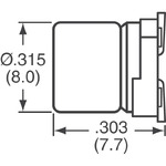 APXE2R5ARA102MH80G Image.